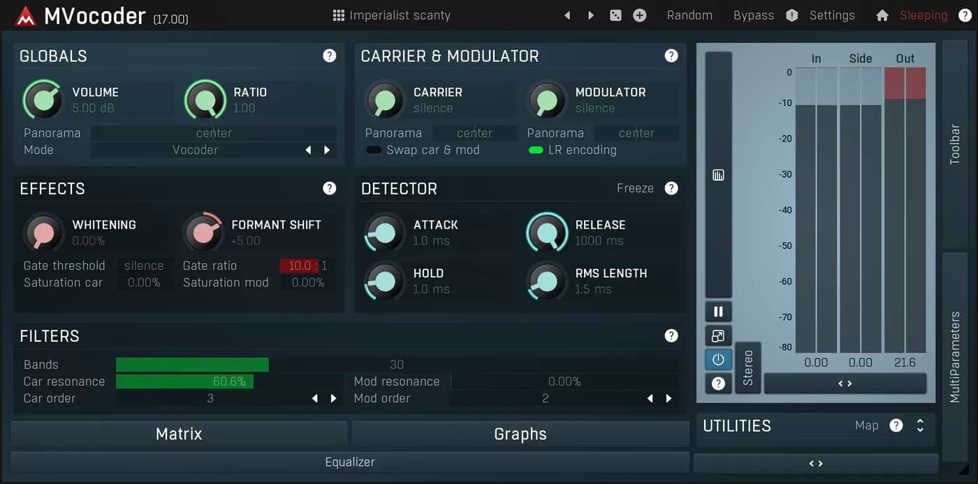 MeldaProduction MVocoder – Vocoder de máxima calidad y hasta 100 bandas (Descarga Digital) - Miniatura 1 en LEMM DJ Store