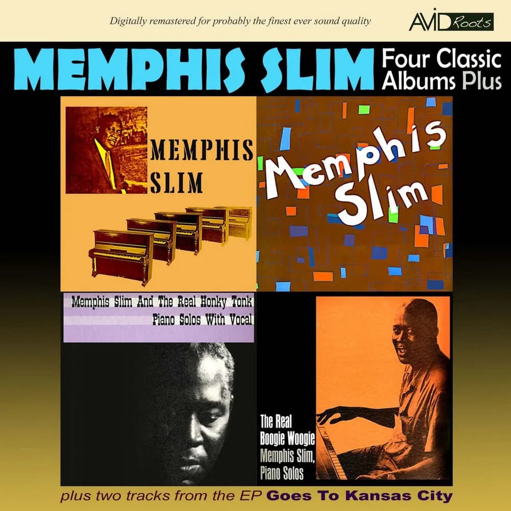 Memphis Slim - Four Classic Albums Plus (CD Doble 2CD nuevo) - Miniatura 1 en LEMM DJ Store