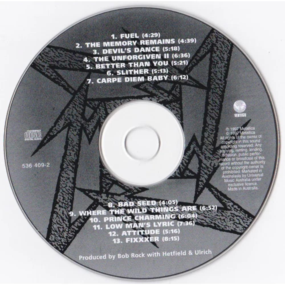 Metallica - Reload (CD nuevo) - Miniatura 1 en LEMM DJ Store