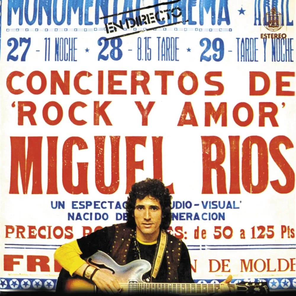 Miguel Rios - Conciertos De Rock Y Amor En Directo (Vinilo LP nuevo) - Miniatura 1 en LEMM DJ Store