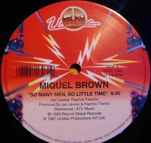 Miquel Brown - So Many Men, So Little Time (Vinilo usado VG+) - Miniatura 1 en LEMM DJ Store