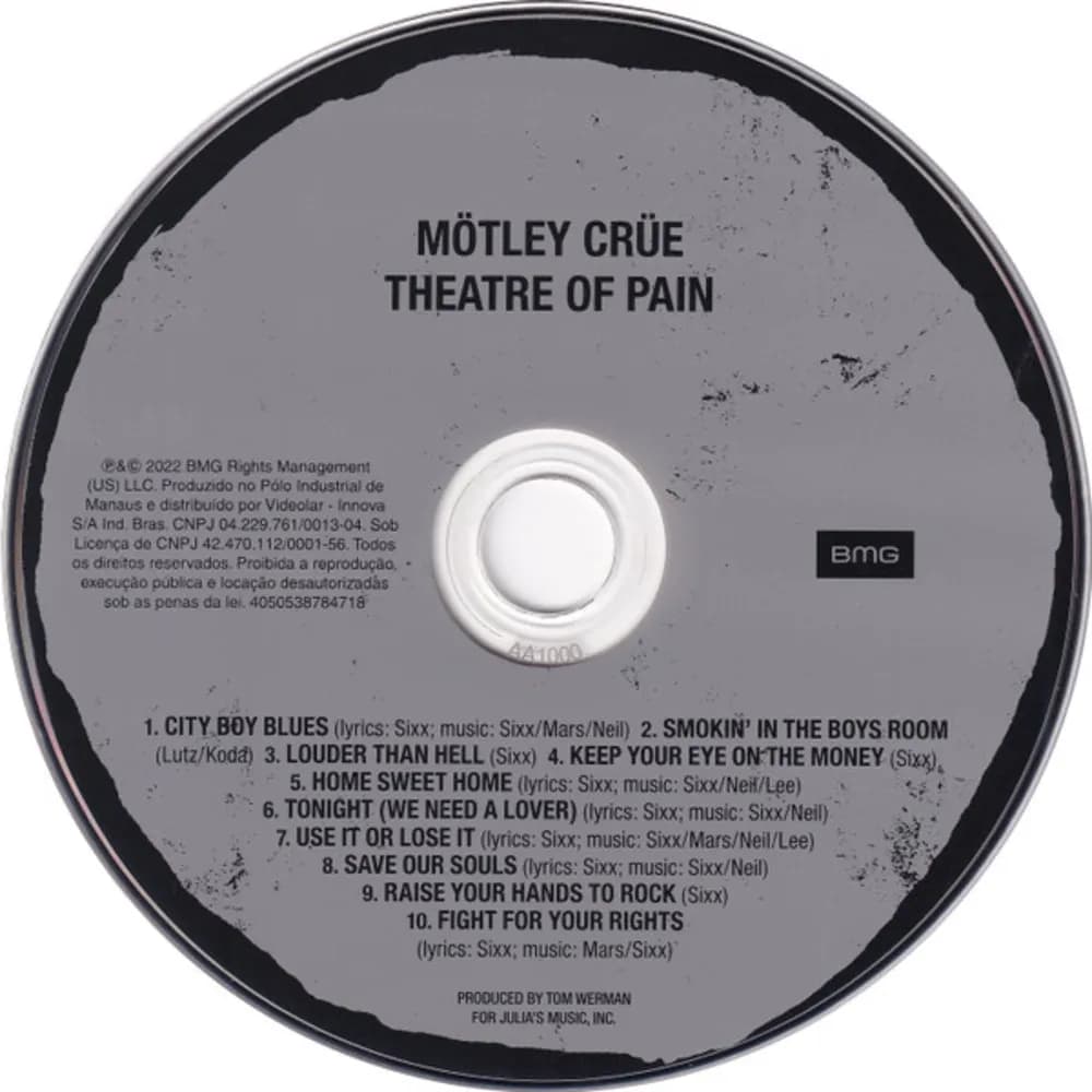 Mötley Crüe - Theatre Of Pain (CD nuevo) - Miniatura 1 en LEMM DJ Store