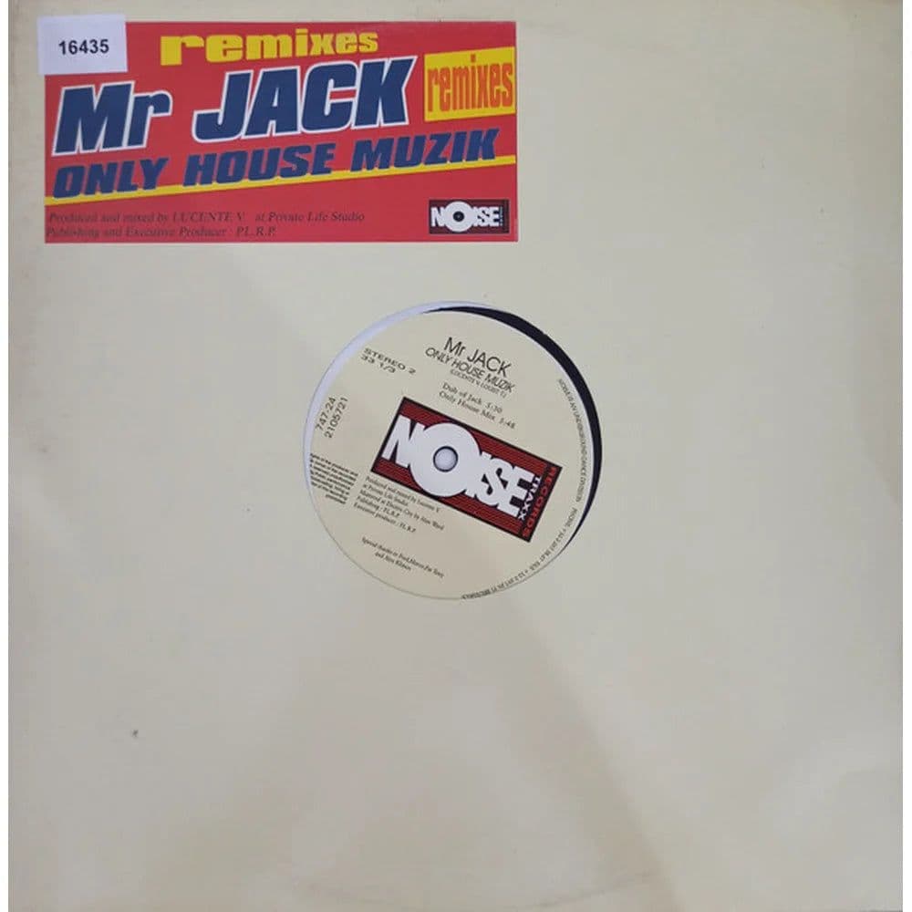 Mr Jack* - Only House Muzik (Remixes) (12") (Vinilo usado VG+) - Miniatura 1 en LEMM DJ Store
