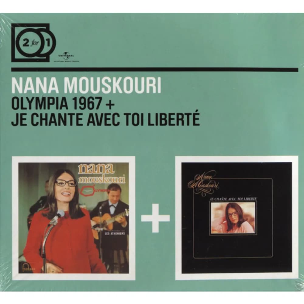 Nana Mouskouri - Olympia 1967 + Je Chante Avec Toi Liberté (CD nuevo) - Miniatura 1 en LEMM DJ Store