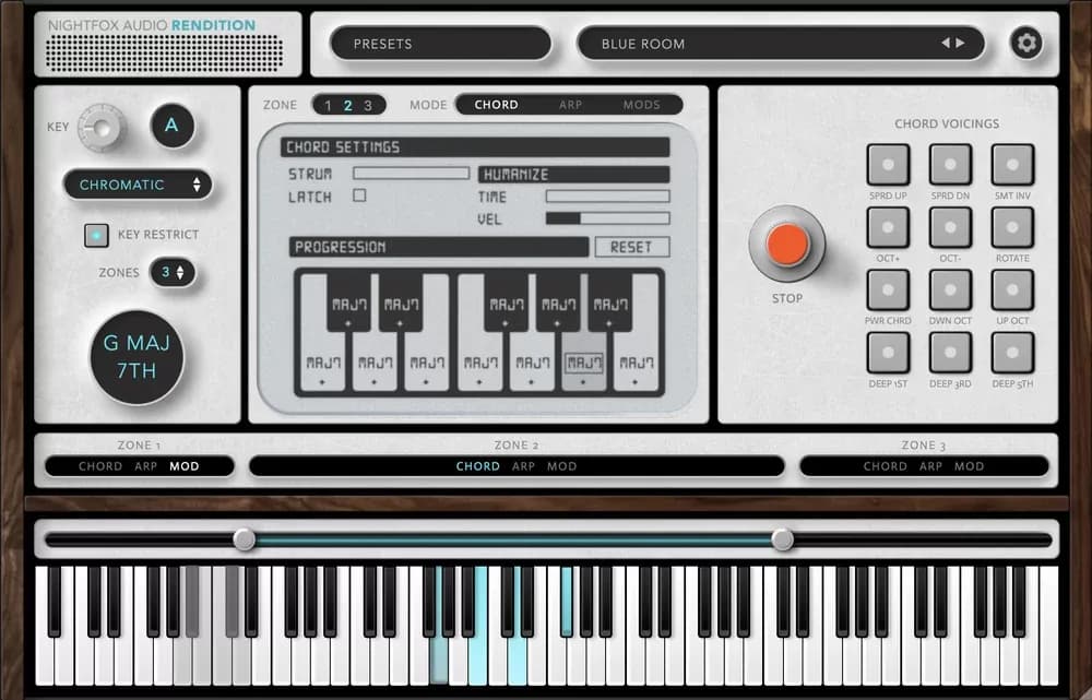 Nightfox Audio Rendition – Plug-in MIDI Constructor de Acordes y Arpegiador (Descarga Digital) - Miniatura 1 en LEMM DJ Store