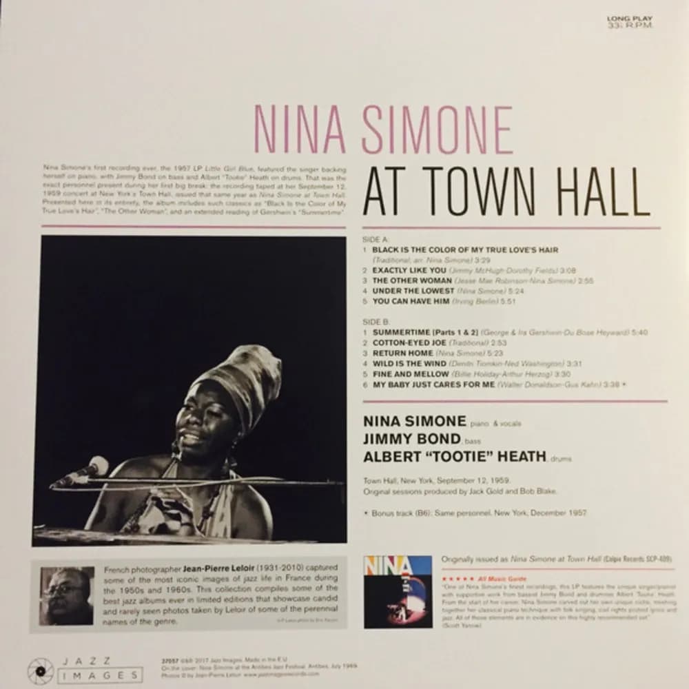 Nina Simone - At Town Hall (LP nuevo) - Miniatura 1 en LEMM DJ Store