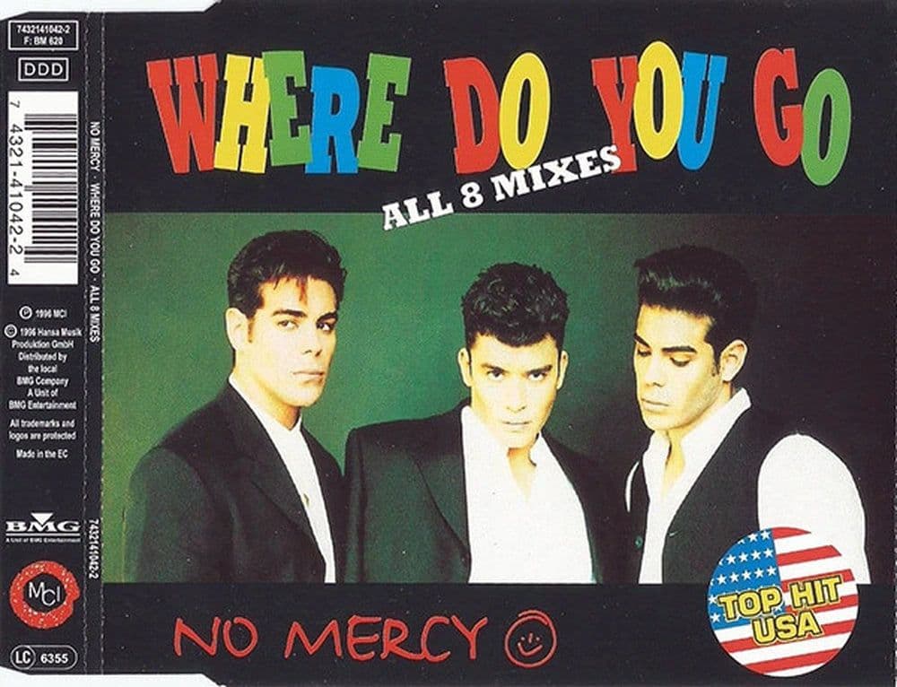 No Mercy - Where Do You Go - All 8 Mixes (CD Maxi) (usado VG+) - Miniatura 1 en LEMM DJ Store