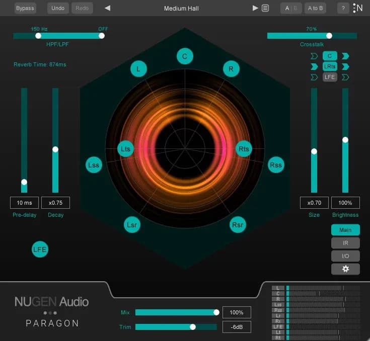 NUGEN Audio Paragon – Reverb de Convolución con Control Algorítmico (Descarga Digital) - Miniatura 1 en LEMM DJ Store