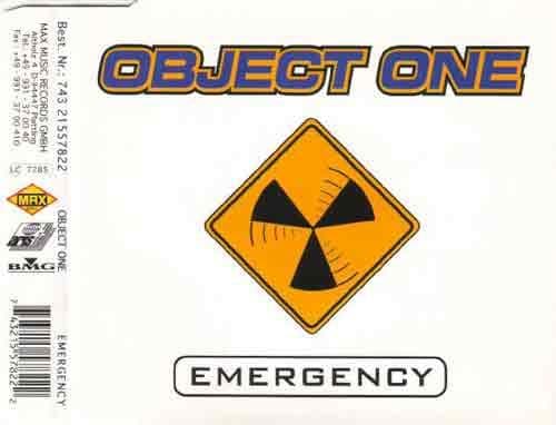 Object One ‎– Emergency (CD Maxi Single) usado (VG+) maleta - Miniatura 1 en LEMM DJ Store