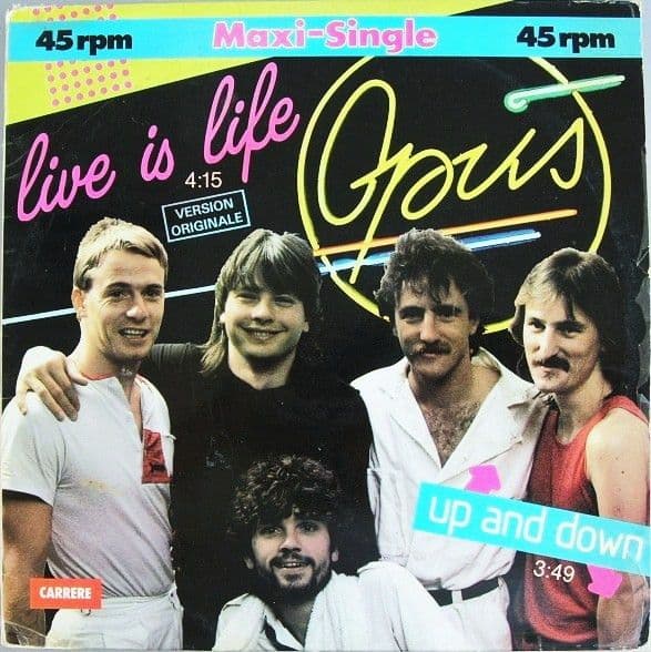 Opus – Live Is Life / Up And Down (Vinilo usado VG+) - Miniatura 1 en LEMM DJ Store