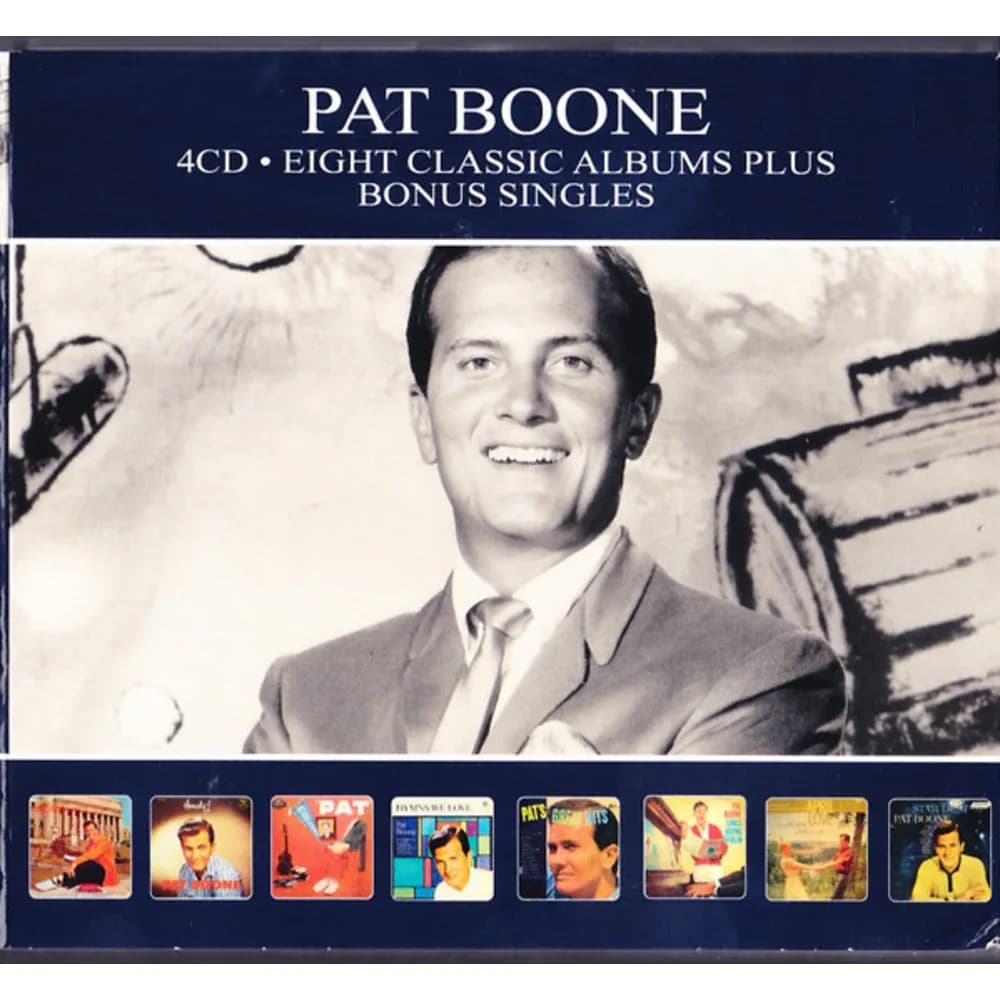 Pat Boone - Eight Classic Albums Plus Bonus Singles (CD (4CD) nuevo) - Miniatura 1 en LEMM DJ Store