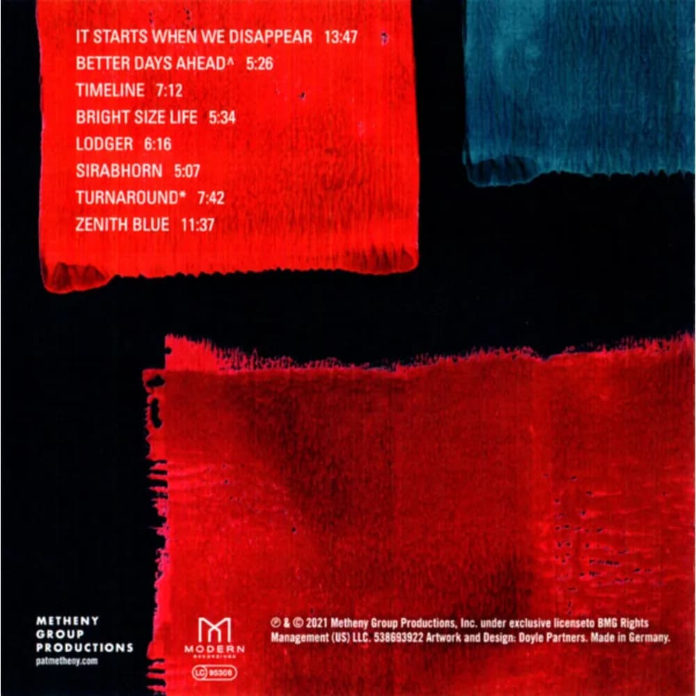 Pat Metheny - Side Eye NYC V1.IV (CD nuevo) - Miniatura 1 en LEMM DJ Store