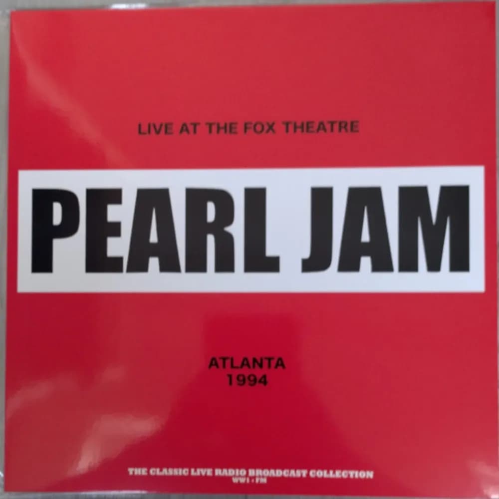 Pearl Jam - Live At The Fox Theatre (Atlanta 1994) (Vinilo LP Color Rojo nuevo) - Miniatura 1 en LEMM DJ Store