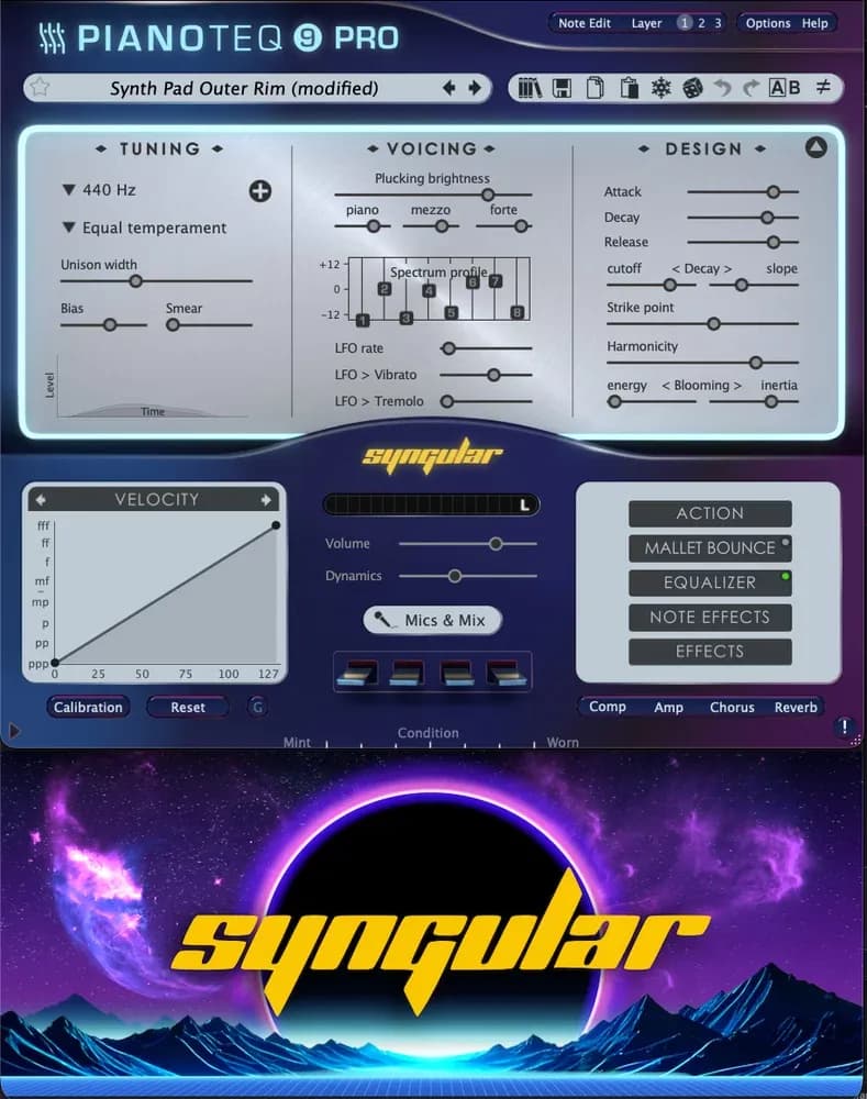 PIANOTEQ Syngular – Pack de Instrumentos Experimental para Pianoteq (Descarga Digital) - Miniatura 1 en LEMM DJ Store