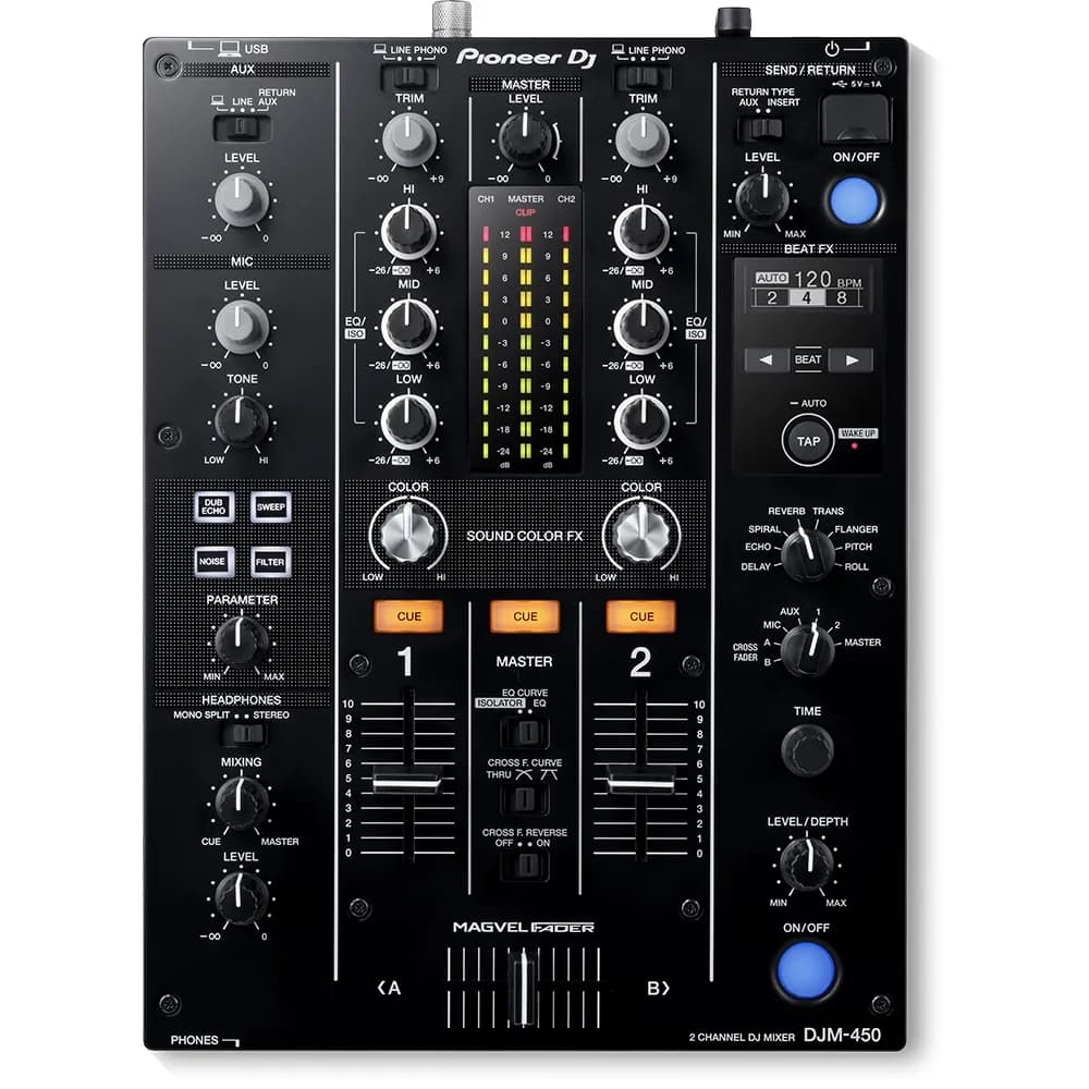 Pioneer DJ DJM-450 Mixer DJ 2 Canales - Miniatura 2 en LEMM DJ Store