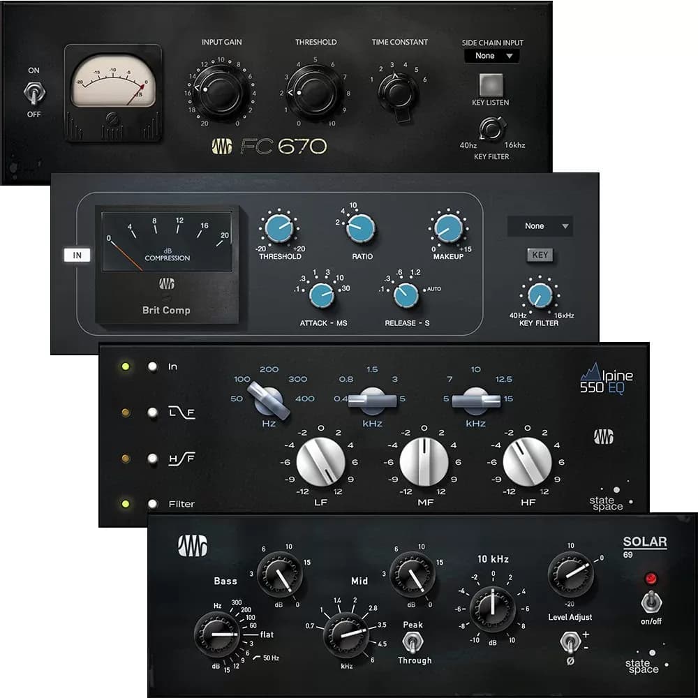 PreSonus Classic Studio Bundle – Bundle de Compresores y Ecualizadores (Descarga Digital) - Miniatura 1 en LEMM DJ Store