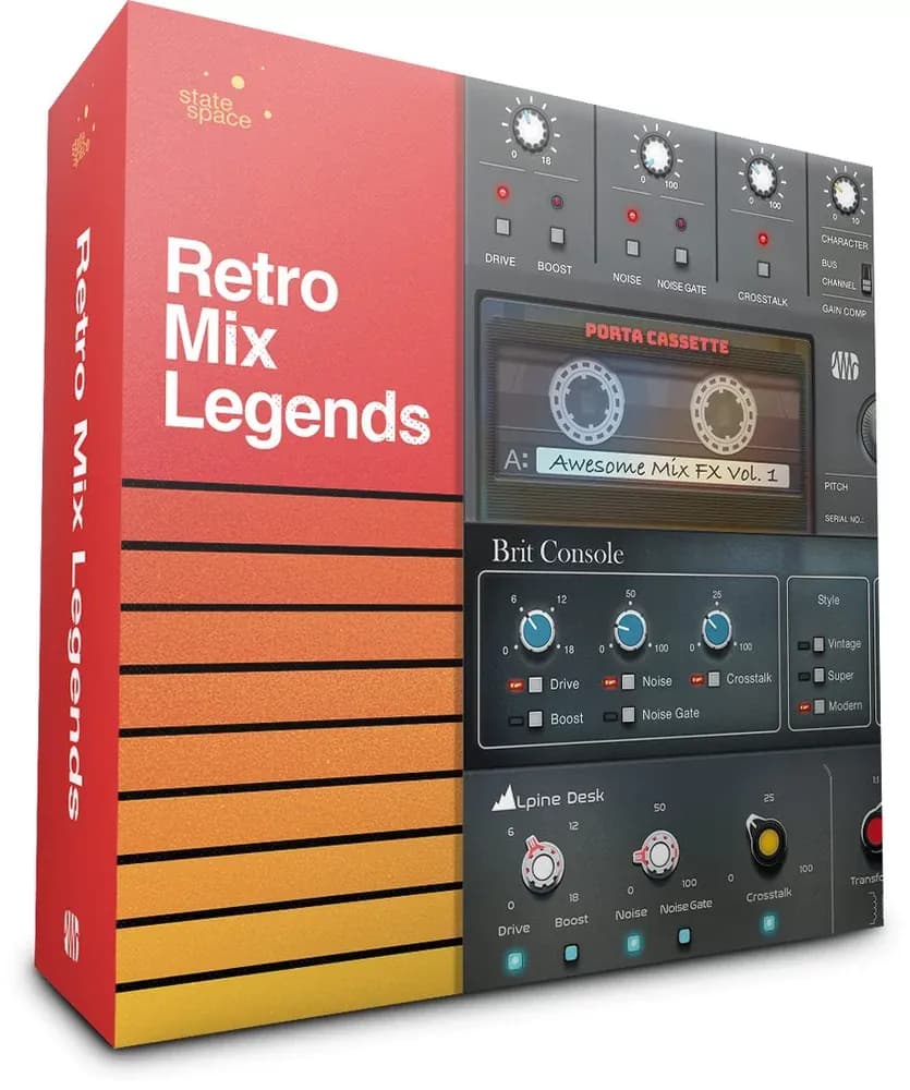 PreSonus Retro Mix Legends Bundle – Bundle de Emulaciones de Consola (Descarga Digital) - Miniatura 1 en LEMM DJ Store