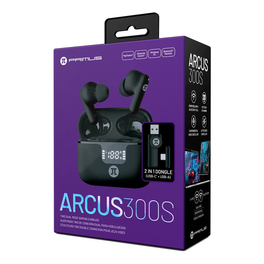 Primus Arcus 300S – Audífonos Gamer TWS Inalámbricos con Dongle de Baja Latencia - Miniatura 8 en LEMM DJ Store