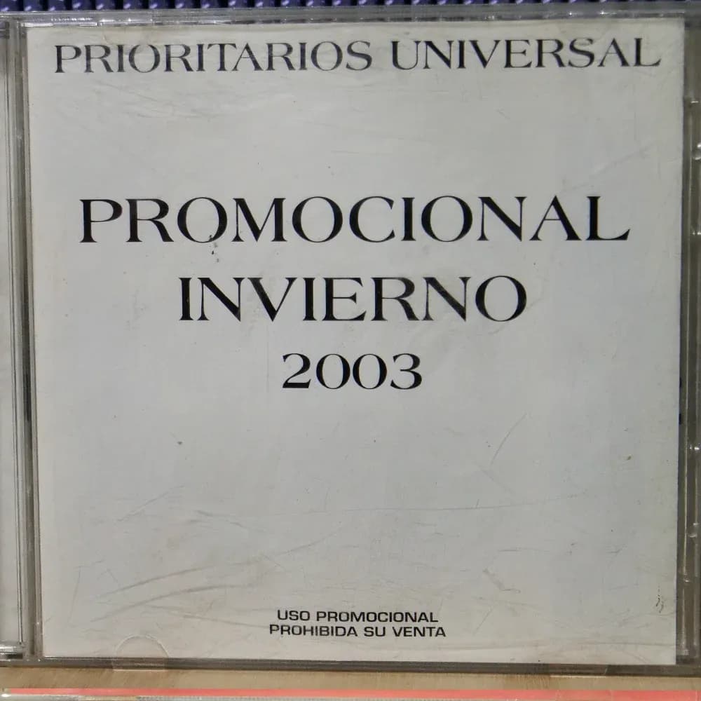 Prioritarios Universal – Promocional Invierno 2003 (2 CD Compilado usado VG+) - Miniatura 1 en LEMM DJ Store