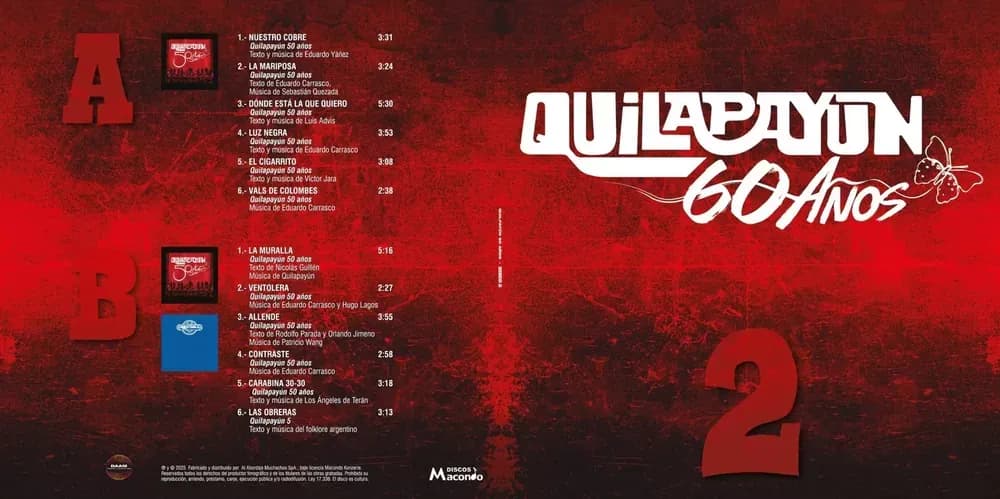 Quilapayún - 60 Años (Box Set 5 LP nuevo) - Miniatura 3 en LEMM DJ Store