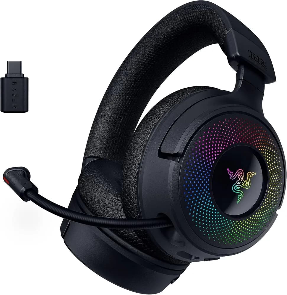 Razer Kraken V4 – Audífonos Gamer Inalámbricos con Chroma RGB de 9 Zonas - Miniatura 3 en LEMM DJ Store