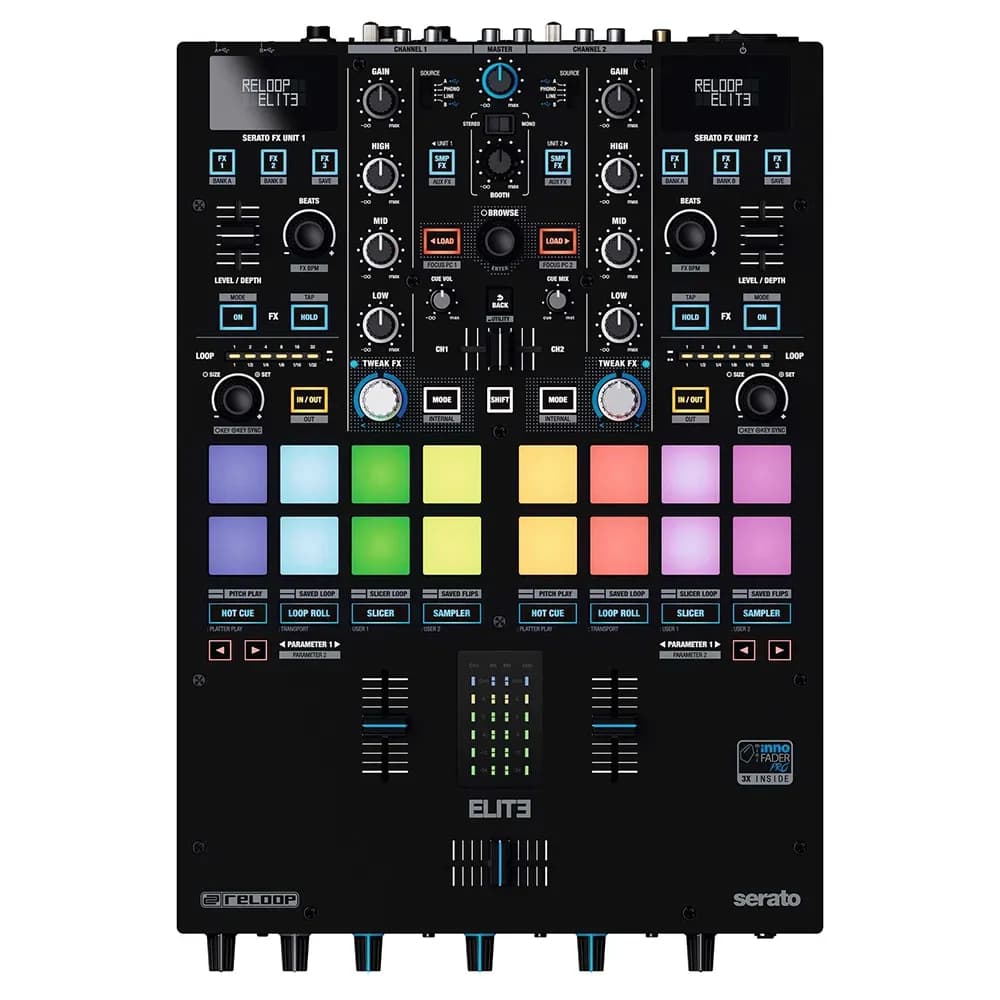 Reloop Elite – Mixer DJ DVS Profesional para Serato DJ Pro - Miniatura 2 en LEMM DJ Store