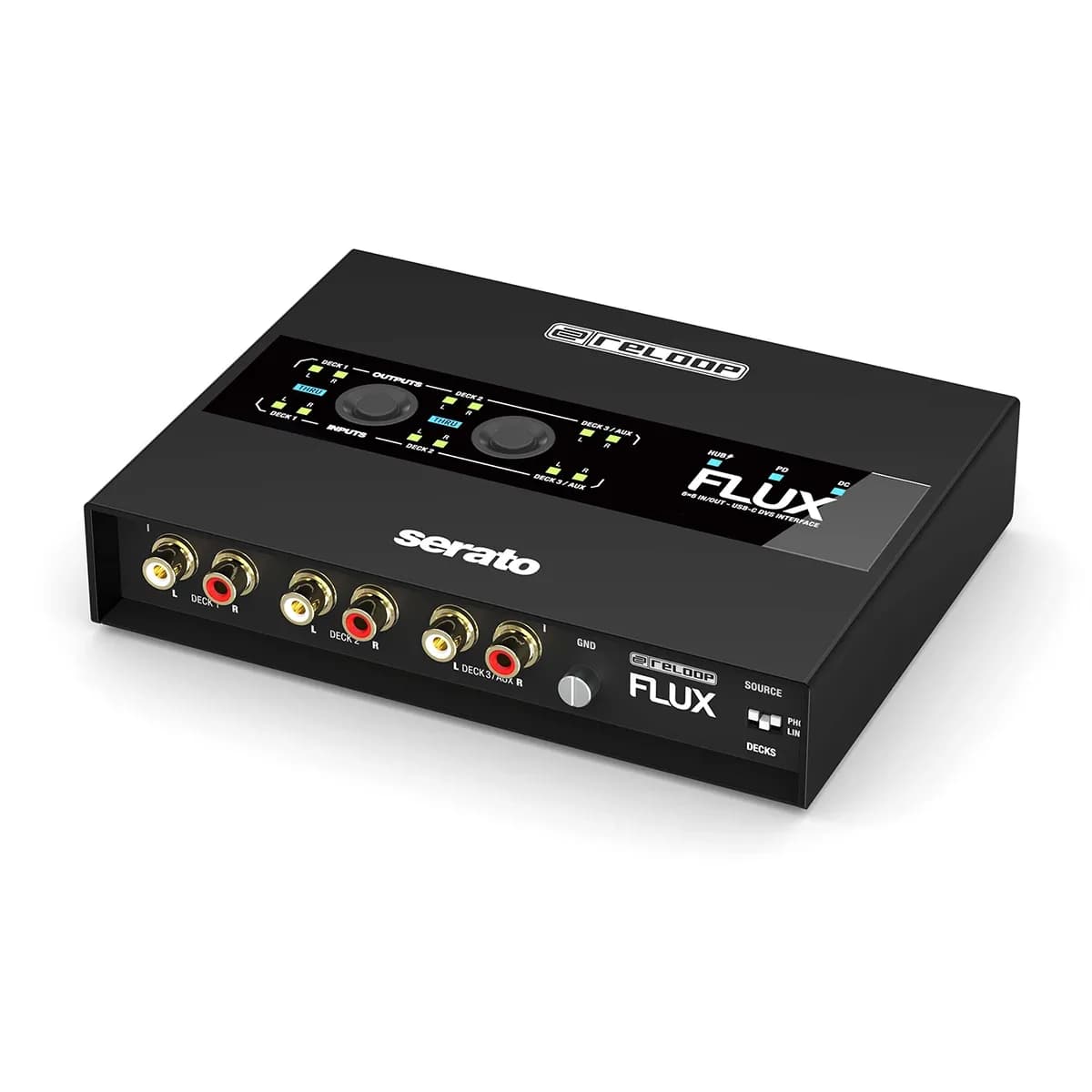 Reloop Flux – Interfaz DVS USB-C para Serato DJ Pro - Miniatura 1 en LEMM DJ Store