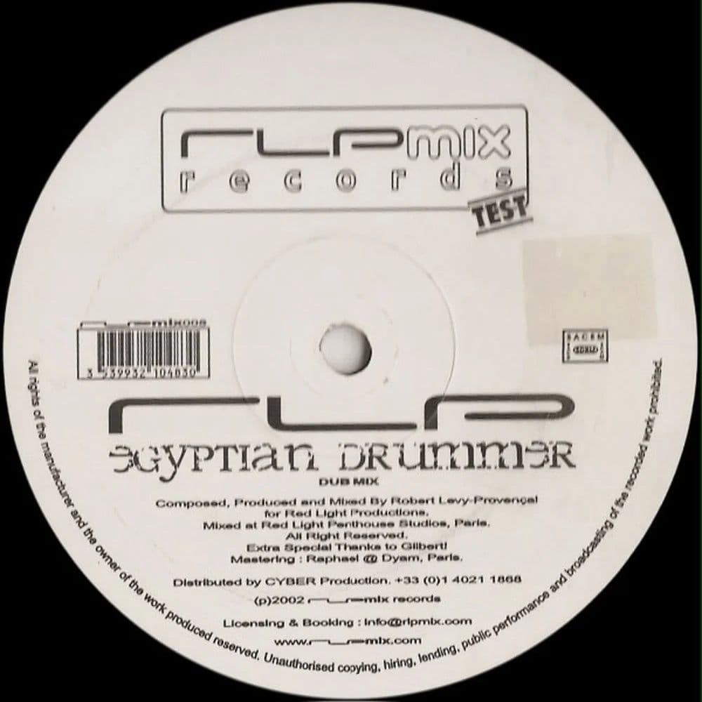 RLP - Egyptian Drummer (12", S/Sided) (Vinilo usado VG+) - Miniatura 1 en LEMM DJ Store