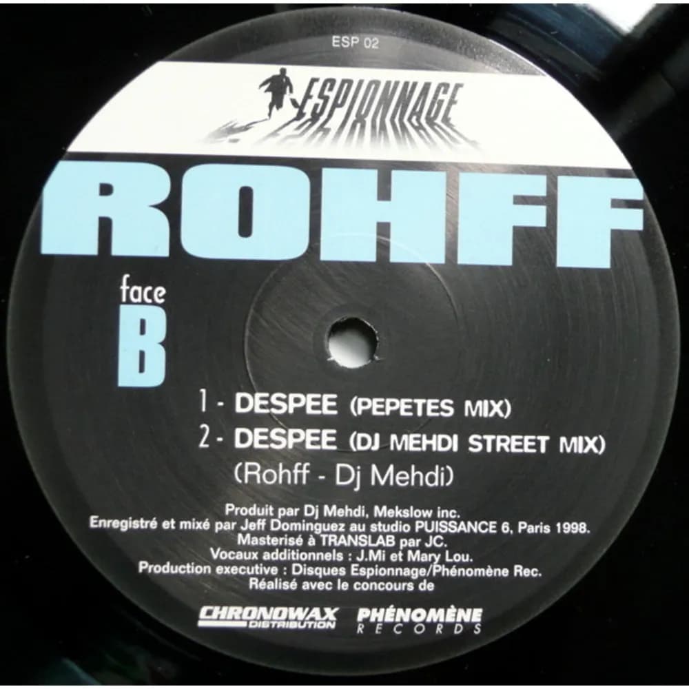 Rohff - Appelles Moi Rohff / Despee (CD nuevo) - Miniatura 1 en LEMM DJ Store