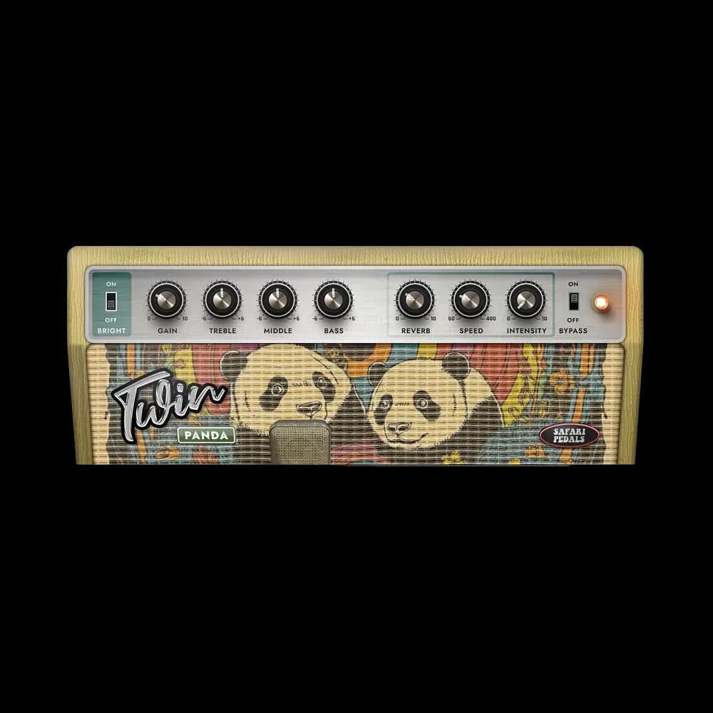 Safari Pedals Twin Panda – Amplificador Virtual de Limpios y Crunch Vintage (Descarga Digital) - Miniatura 1 en LEMM DJ Store