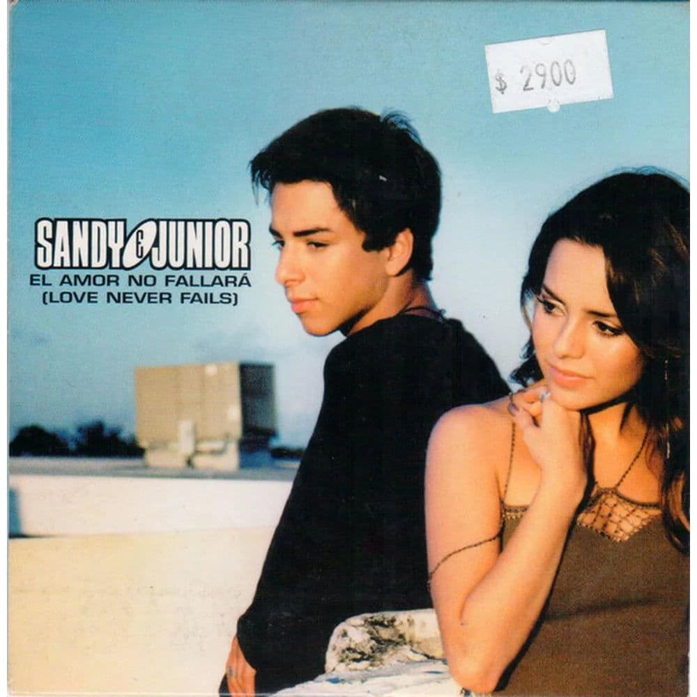 Sandy & Junior – El Amor No Fallará (Love Never Fails) (CD single carton usado VG+) - Miniatura 1 en LEMM DJ Store