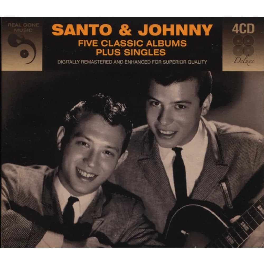 Santo & Johnny - Five Classic Albums Plus Singles (CD (4CD) nuevo) - Miniatura 1 en LEMM DJ Store