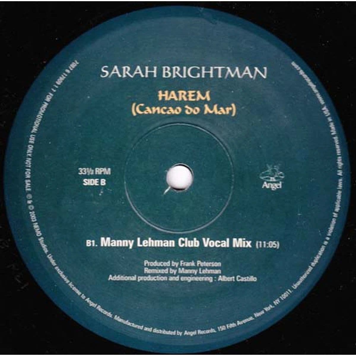 Sarah Brightman – Harem (Cancao Do Mar) (Vinilo usado) (VG+) BOX 3 - Miniatura 1 en LEMM DJ Store