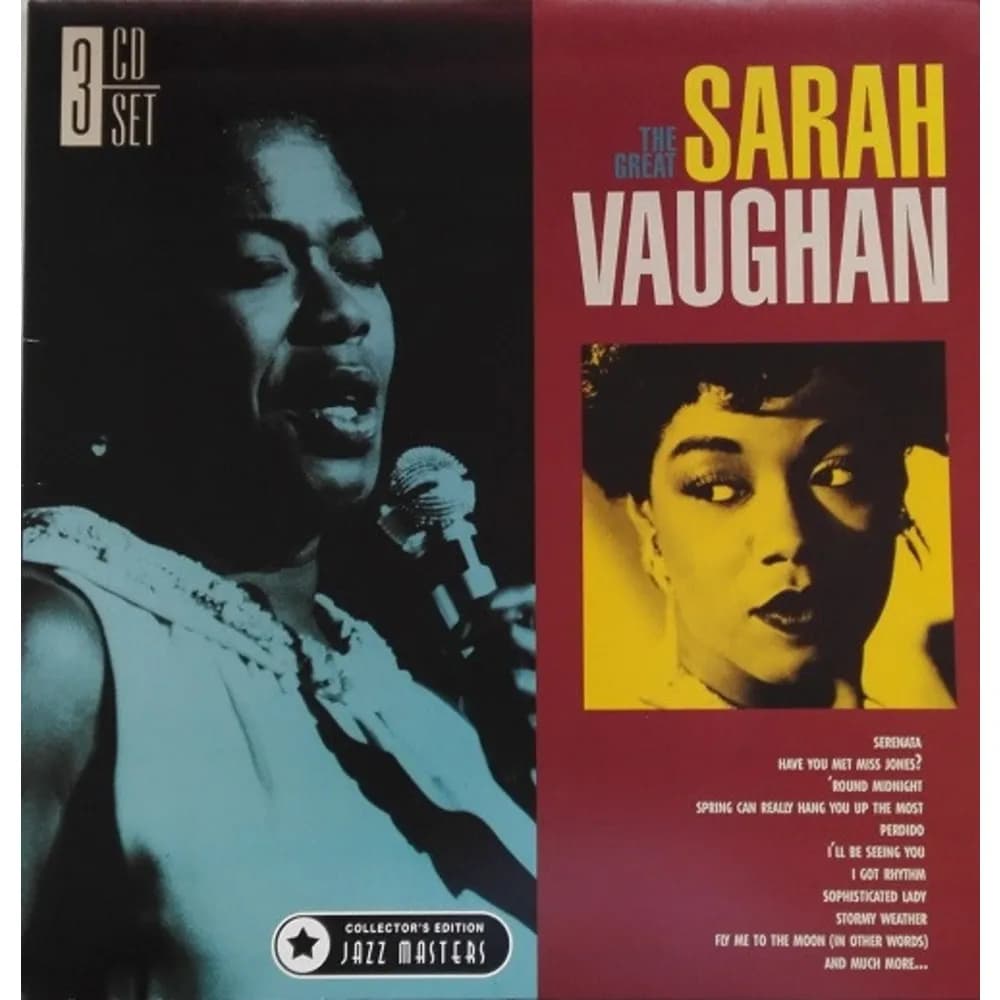 Sarah Vaughan - The Great Sarah Vaughan - 3 CD Set (CD Triple (3CD) nuevo) - Miniatura 1 en LEMM DJ Store