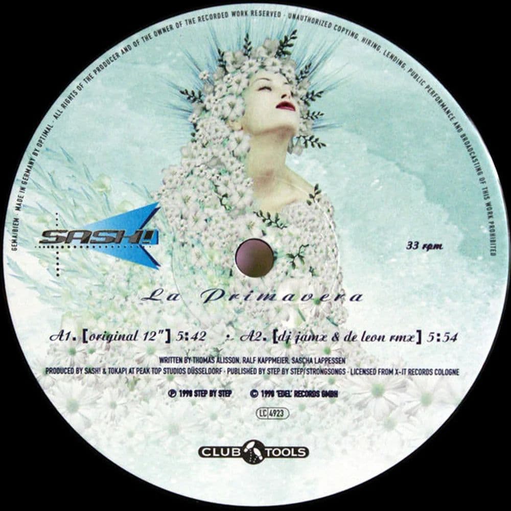 Sash! - La Primavera (12") (Vinilo usado VG+) - Miniatura 1 en LEMM DJ Store