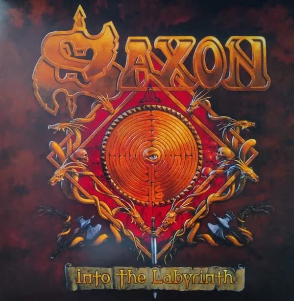 Saxon - Into The Labyrinth (Vinilo LP Color Transparente Marmolado nuevo) - Miniatura 1 en LEMM DJ Store