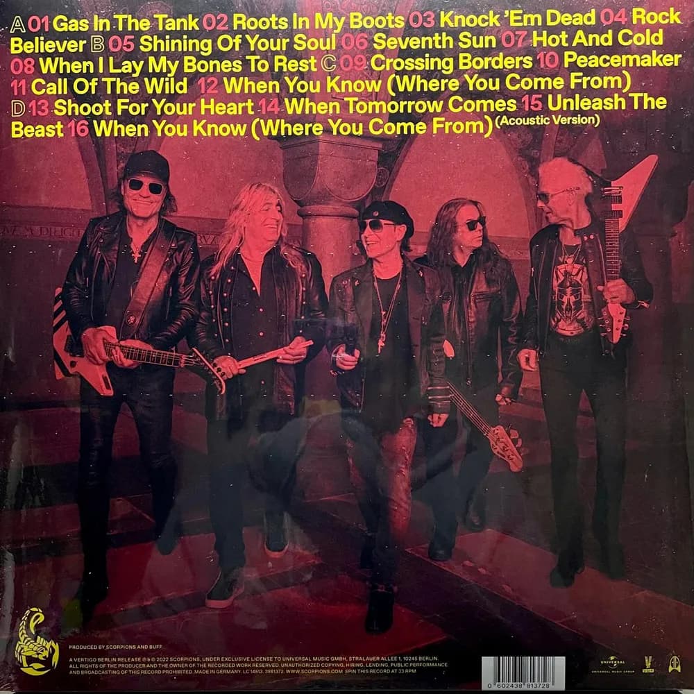 Scorpions - Rock Believer (Vinilo Doble 2LP nuevo) - Miniatura 2 en LEMM DJ Store
