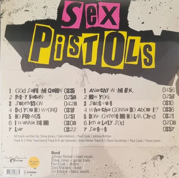 Sex Pistols - Agents Of Anarchy (Vinilo LP nuevo) - Miniatura 2 en LEMM DJ Store