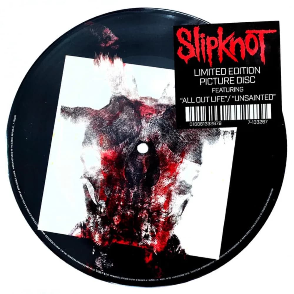 Slipknot - All Out Life / Unsainted (Vinilo 7" Picture Disc nuevo) - Miniatura 1 en LEMM DJ Store
