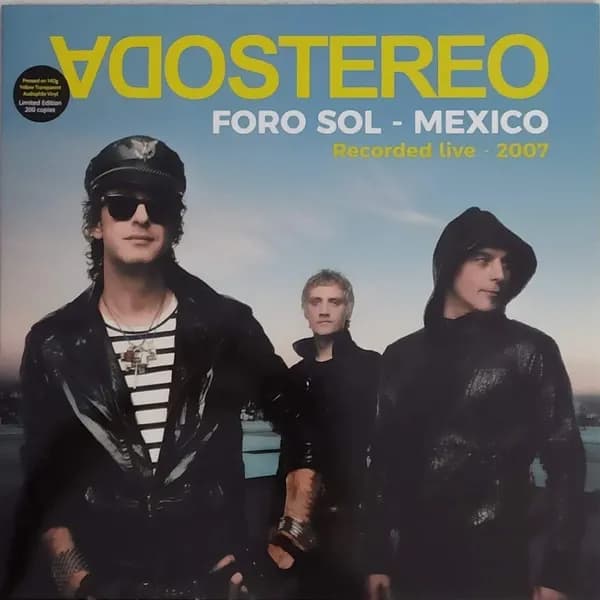 Soda Stereo - Foro Sol - Mexico (Vinilo LP nuevo) - Miniatura 1 en LEMM DJ Store