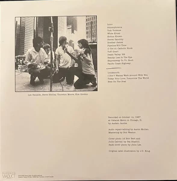 Sonic Youth - Hold That Tiger (Vinilo Doble 2LP nuevo) - Miniatura 2 en LEMM DJ Store