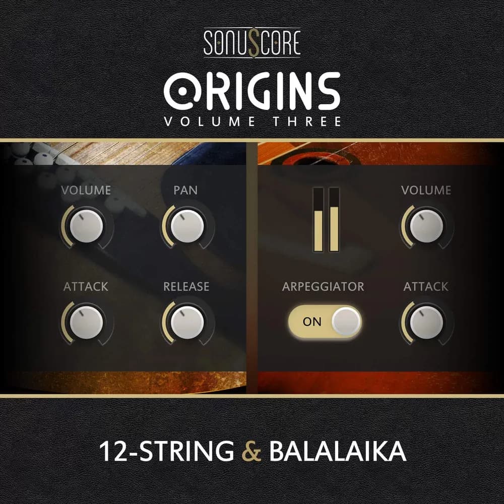 SonuScore Origins Vol.3 12-String & Balalaika – Instrumento de arpegios cinematográficos (12-String & Balalaika) (Descarga Digital) - Miniatura 1 en LEMM DJ Store