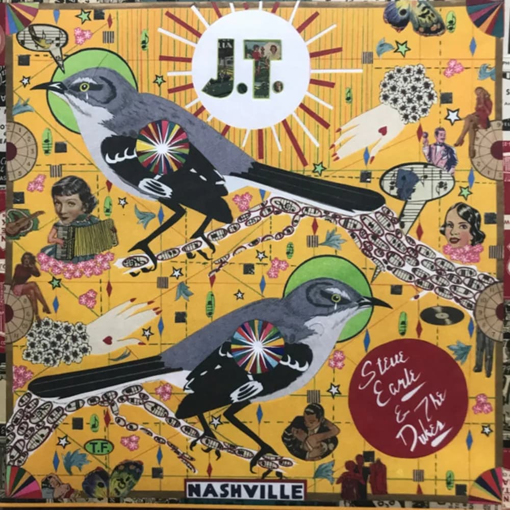 Steve Earle & The Dukes - J.T. (Vinilo LP Color Rojo nuevo) - Miniatura 1 en LEMM DJ Store