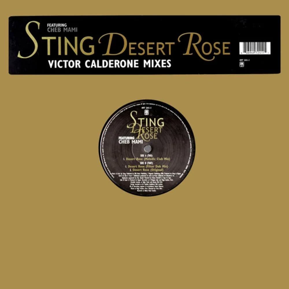 Sting - Desert Rose (Victor Calderone Mixes) (Vinilo 12" usado VG+) - Miniatura 1 en LEMM DJ Store