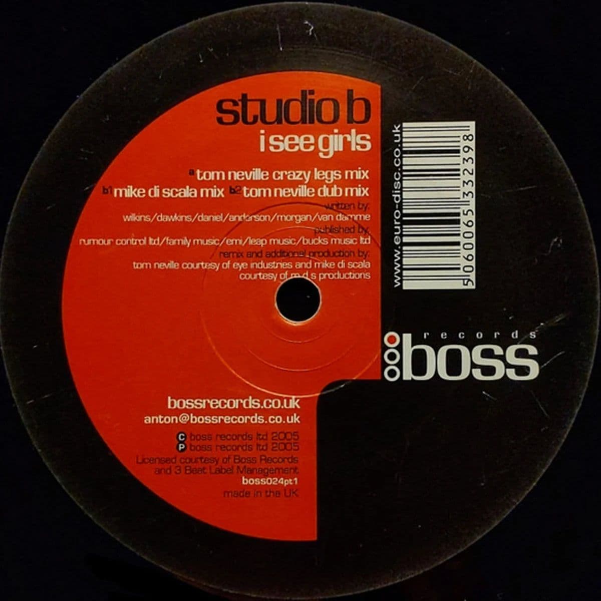 Studio B – I See Girls (Vinilo usado) (VG+) Box 3 - Miniatura 1 en LEMM DJ Store