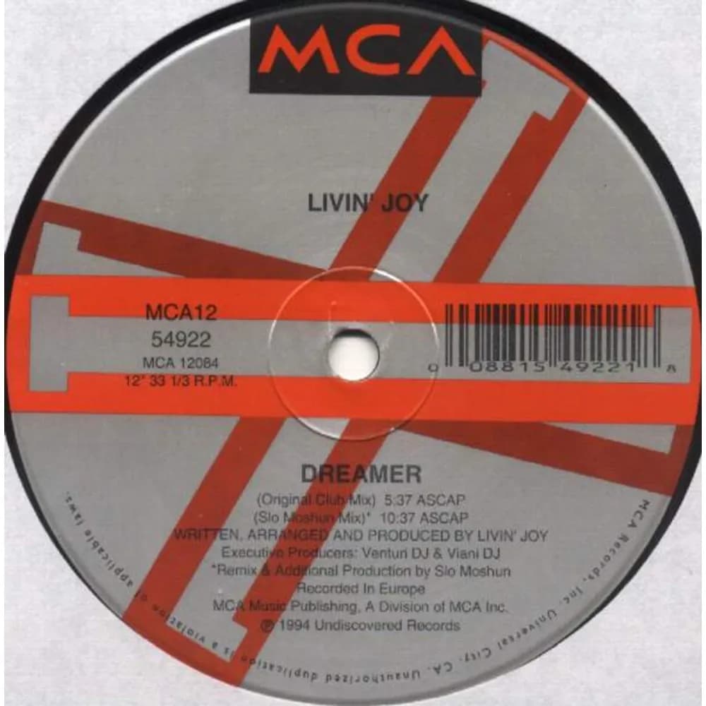 Livin' Joy - Dreamer (Vinilo 12" usado VG+) - Miniatura 1 en LEMM DJ Store