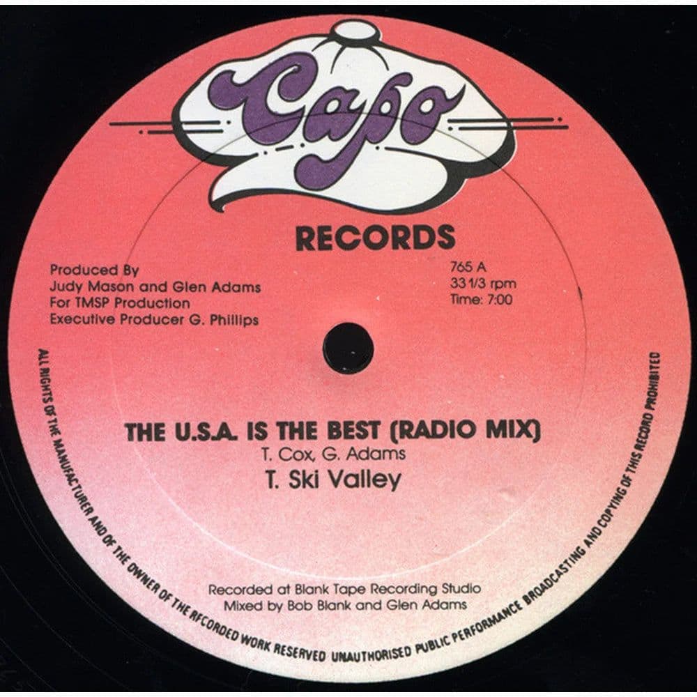 T. Ski Valley* – The U.S.A. Is The Best (Vinilo usado VG+) - Miniatura 1 en LEMM DJ Store