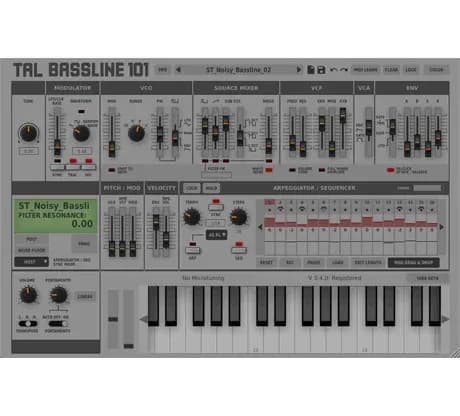 TAL BassLine-101 – Sintetizador Virtual (Descarga Digital) - Miniatura 1 en LEMM DJ Store