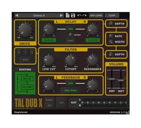 TAL Dub-X Delay – Delay (Descarga Digital) - Miniatura 1 en LEMM DJ Store