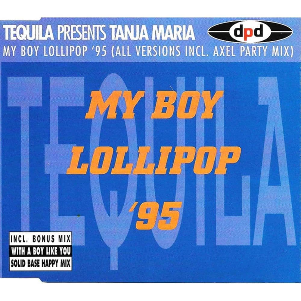 Tequila Presents Tanja Maria – My Boy Lollipop '95 (CD Single usado VG+) - Miniatura 1 en LEMM DJ Store